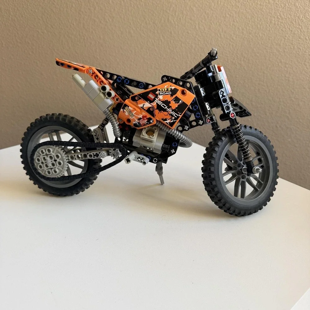LEGO Technic 42007 Moto Cross Bike 2013 Retired RARE Complete Set No Box